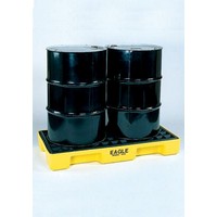 Eagle Manufacturing Company 1632 Eagle Two Drum (30 Gallon Capacity) Polyethylene Modular Spill Containment Platform
